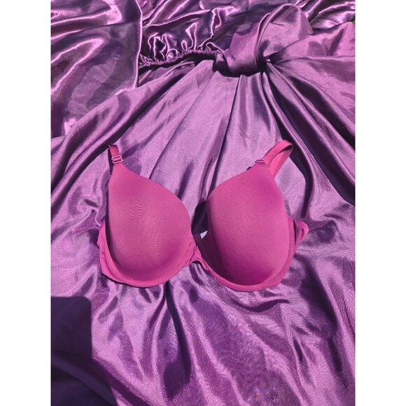 Victorias Secret Underwire Push-Up Bra*Plum Purple*Soft Fabric*Sissy*NWOT*36C - Picture 4 of 8